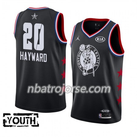 Barn Boston Celtics Tröja Gordon Hayward 20 2019 All-Star Jordan Brand Svart Swingman